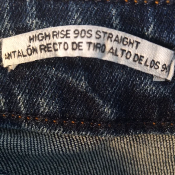 AVA VIV Womens High Rise Straight Leg Jeans Multiple Size NWT - Picture 2 of 6